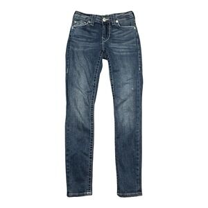 True Religion‎ Jeans Low Rise Womens 26 Blue Jennie Curvy Straight Skinny